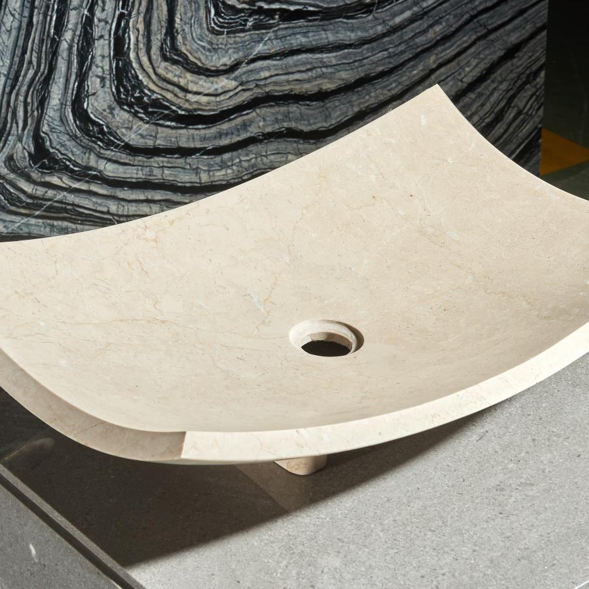 Golden Sand Beige Basin — product photograph