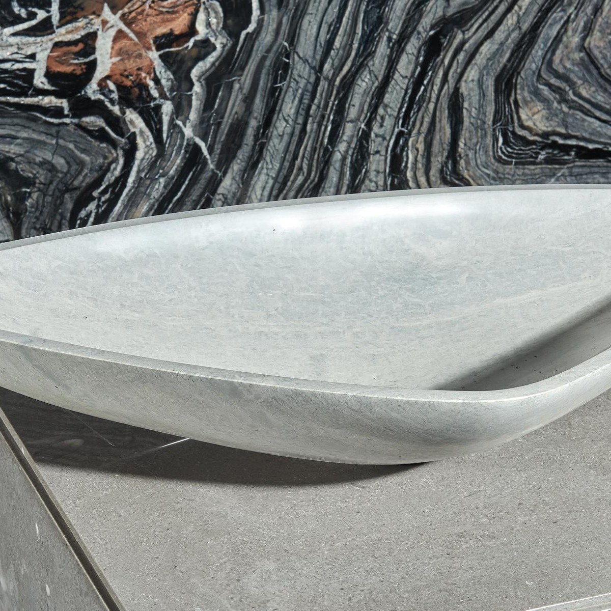 Woodgrain Grey Basin — product photograph