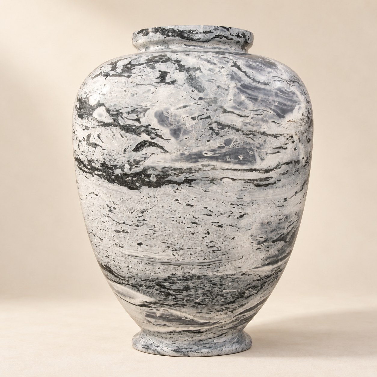 Cloud Stone Rounded Vase